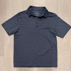 Free Country Men's Dark Blue Polo Shirt